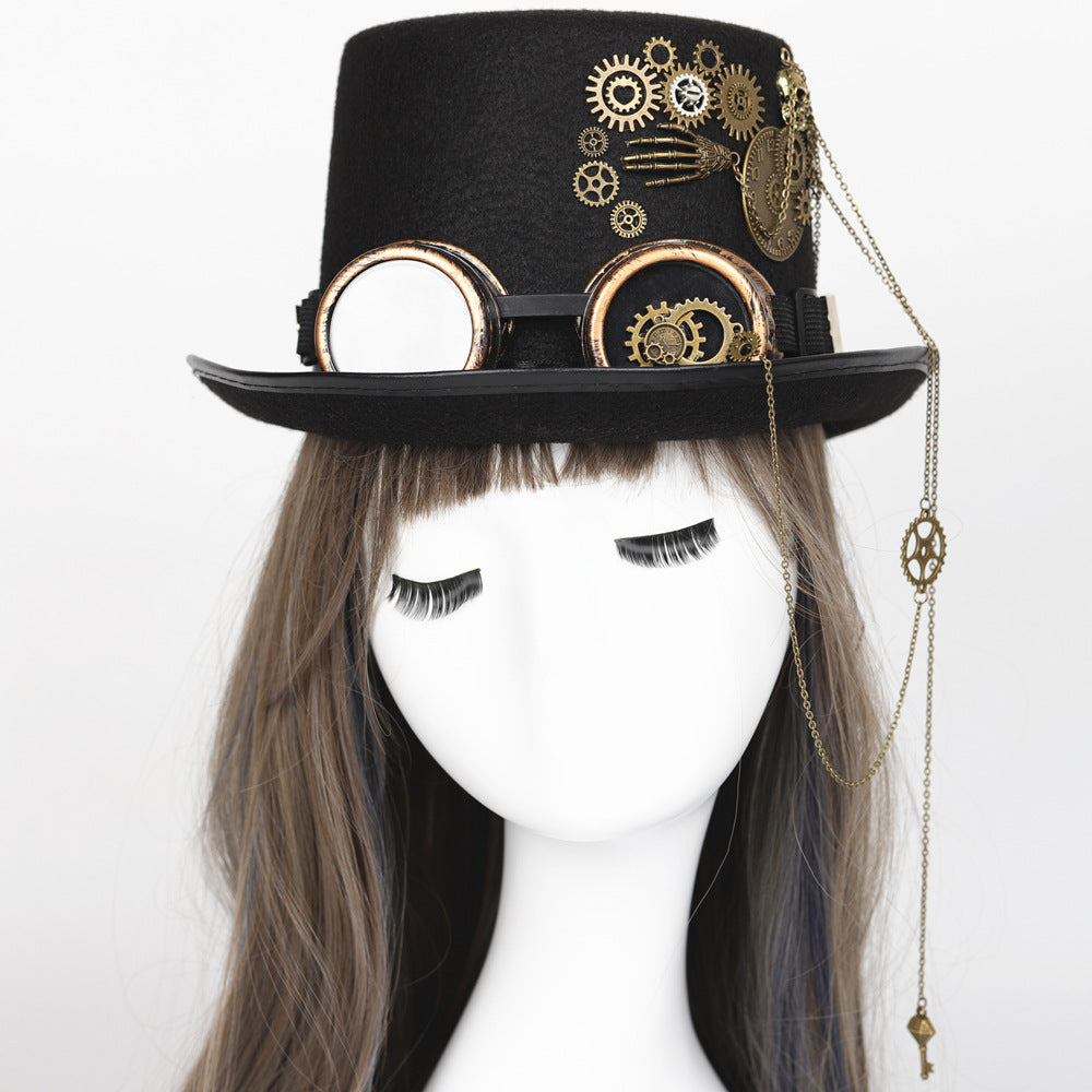 Gear Goth Glasses Retro Steampunk Topper