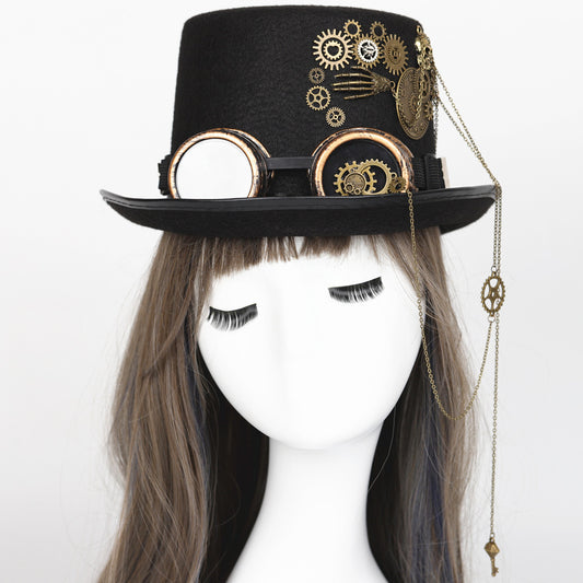 Gear Goth Glasses Retro Steampunk Topper